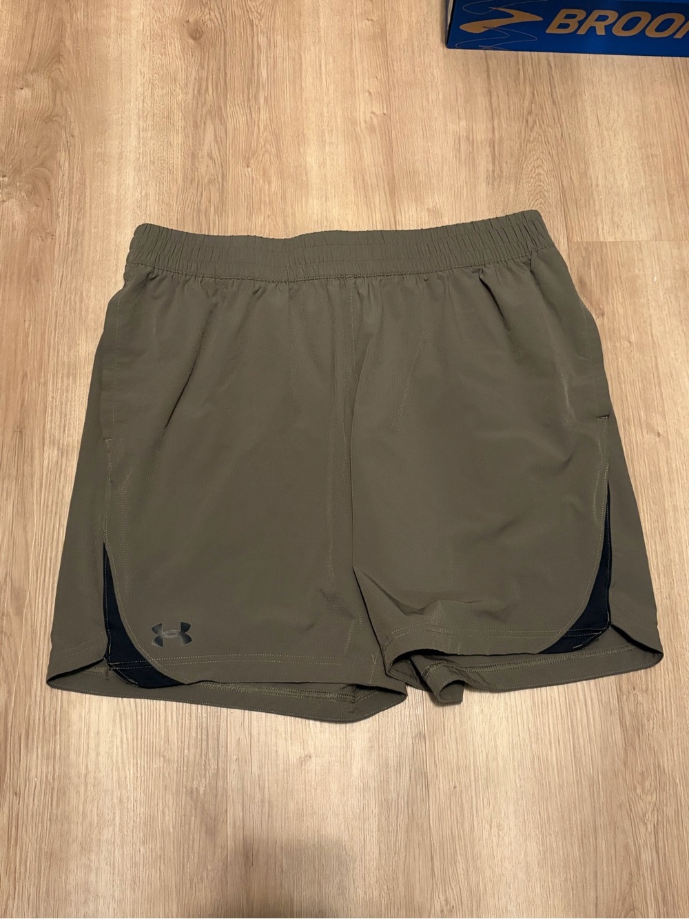 Under Armour Olive and Black Lightweight Training Shorts